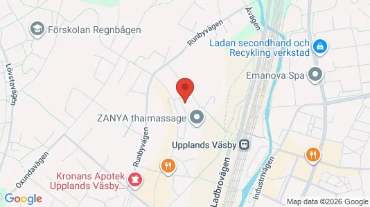 Apartments for rent i Upplands Väsby - kort over placeringen