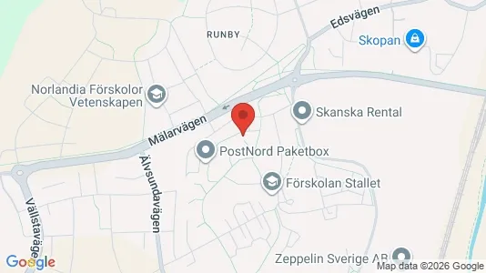 Apartments for rent i Upplands Väsby - kort over placeringen