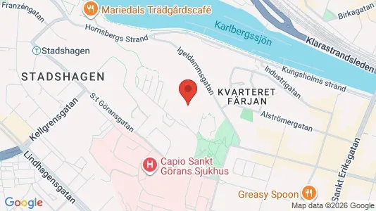 Apartments for rent i Kungsholmen - kort over placeringen