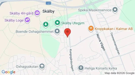 Apartments for rent i Kalmar - kort over placeringen