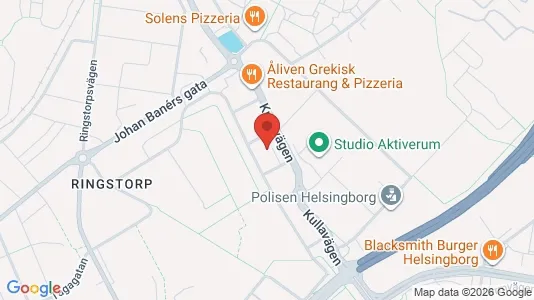 Apartments for rent i Helsingborg - kort over placeringen