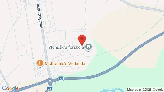 Apartments for rent i Vetlanda - kort over placeringen