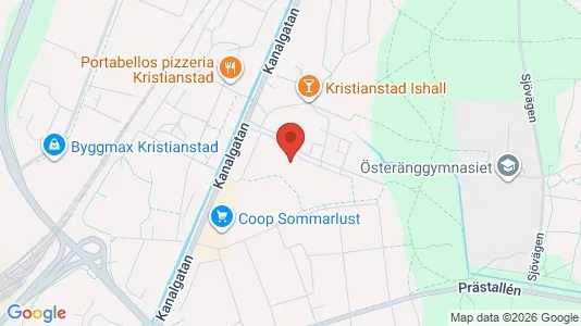 Apartments for rent i Kristianstad - kort over placeringen