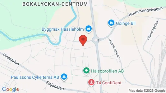 Apartments for rent i Husie - kort over placeringen