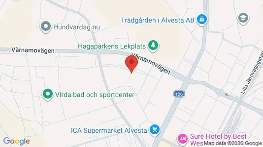 Apartments for rent i Alvesta - kort over placeringen