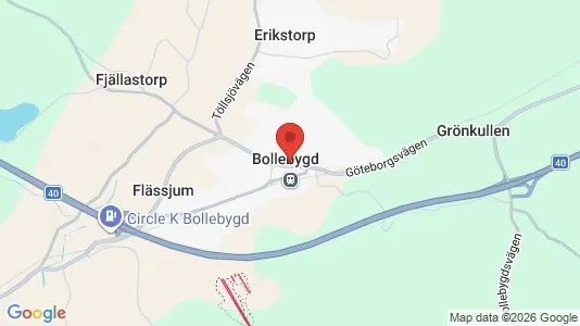 Apartments for rent i Bollebygd - kort over placeringen