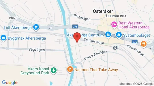 Apartments for rent i Österåker - kort over placeringen