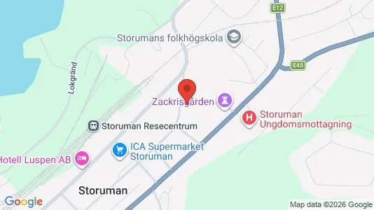 Apartments for rent i Storuman - kort over placeringen