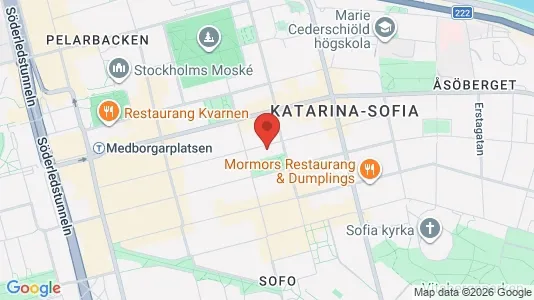 Apartments for rent i Södermalm - kort over placeringen