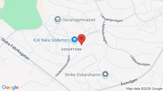Apartments for rent i Oskarshamn - kort over placeringen