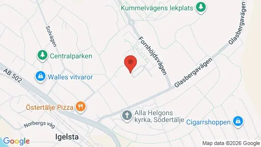 Apartments for rent i Södertälje - kort over placeringen