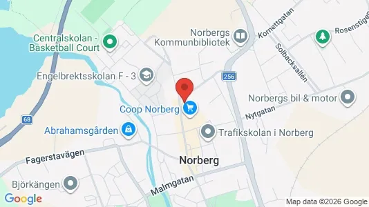 Apartments for rent i Norberg - kort over placeringen
