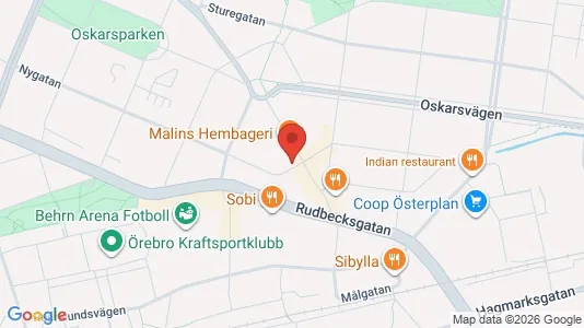 Apartments for rent i Örebro - kort over placeringen