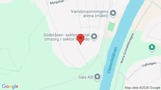 Apartments for rent i Vansbro - kort over placeringen