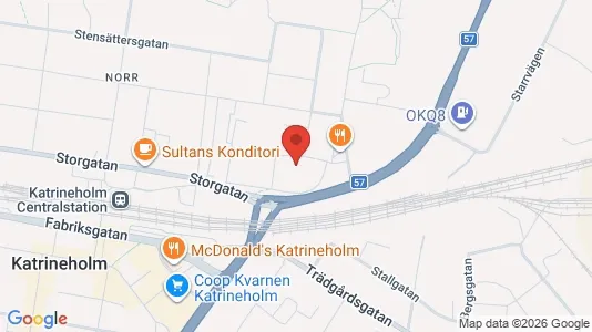 Apartments for rent i Katrineholm - kort over placeringen