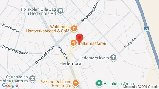 Apartments for rent i Hedemora - kort over placeringen