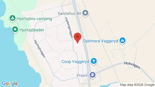 Apartments for rent i Vaggeryd - kort over placeringen