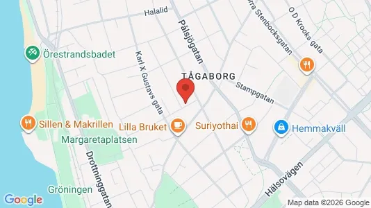 Apartments for rent i Helsingborg - kort over placeringen