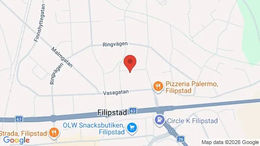 Apartments for rent i Filipstad - kort over placeringen