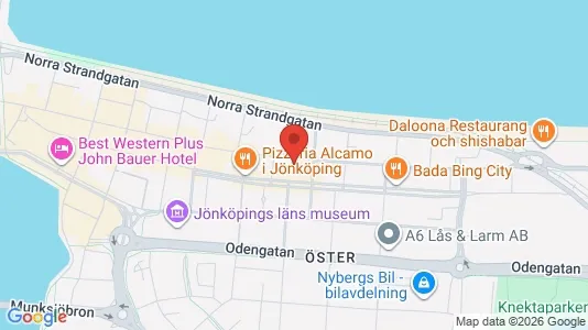 Apartments for rent i Jönköping - kort over placeringen