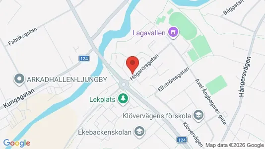 Apartments for rent i Ljungby - kort over placeringen