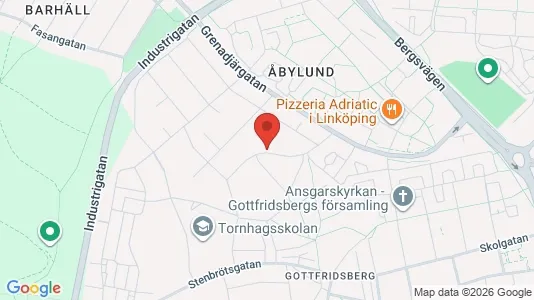 Apartments for rent i Linköping - kort over placeringen