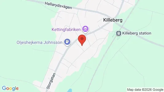 Apartments for rent i Osby - kort over placeringen