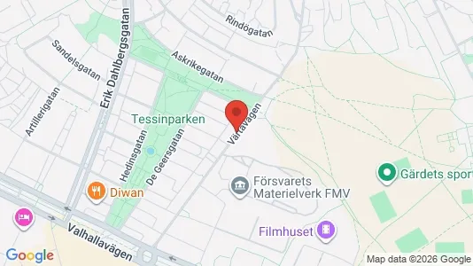 Apartments for rent i Gärdet/Djurgården - kort over placeringen
