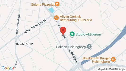 Apartments for rent i Helsingborg - kort over placeringen