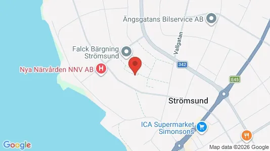 Apartments for rent i Strömsund - kort over placeringen