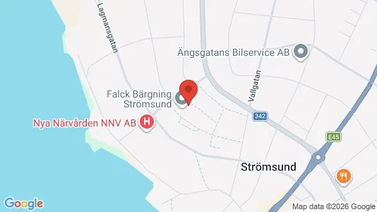 Apartments for rent i Strömsund - kort over placeringen