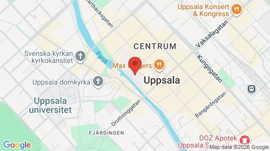 Apartments for rent i Uppsala - kort over placeringen