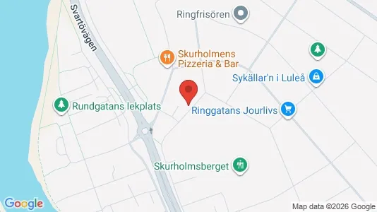 Apartments for rent i Luleå - kort over placeringen