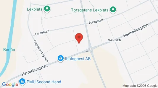 Apartments for rent i Boden - kort over placeringen