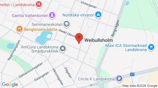 Apartments for rent i Landskrona - kort over placeringen
