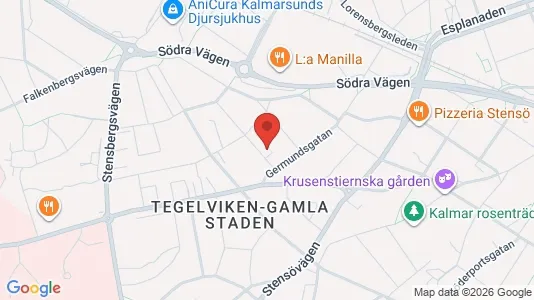 Apartments for rent i Kalmar - kort over placeringen
