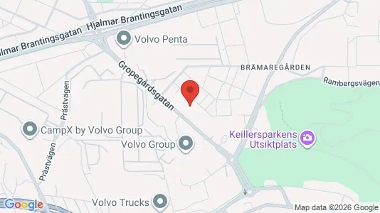 Apartments for rent i Lundby - kort over placeringen