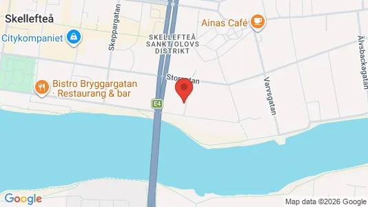 Apartments for rent i Skellefteå - kort over placeringen