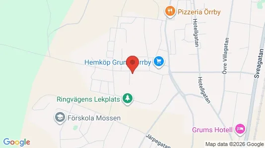 Apartments for rent i Grums - kort over placeringen