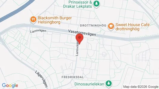 Apartments for rent i Helsingborg - kort over placeringen