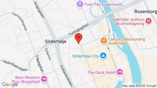 Apartments for rent i Södertälje - kort over placeringen