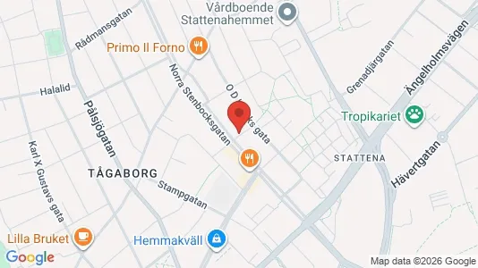 Apartments for rent i Helsingborg - kort over placeringen