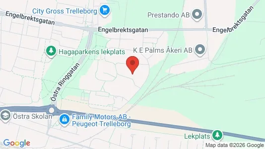 Apartments for rent i Trelleborg - kort over placeringen