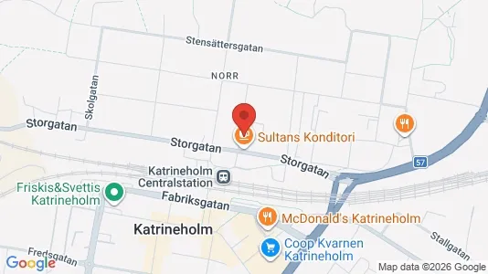Apartments for rent i Katrineholm - kort over placeringen