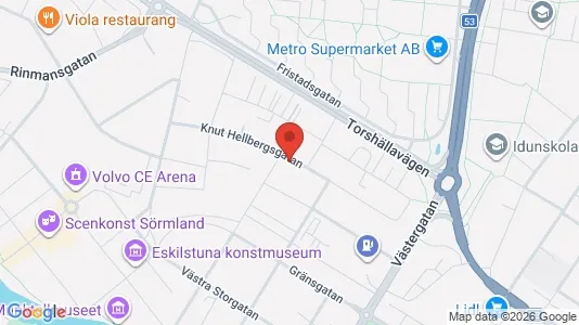 Apartments for rent i Eskilstuna - kort over placeringen