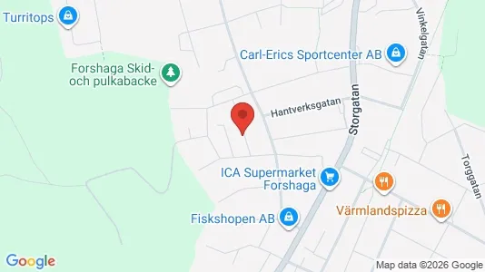 Apartments for rent i Forshaga - kort over placeringen