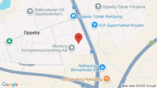 Apartments for rent i Nyköping - kort over placeringen