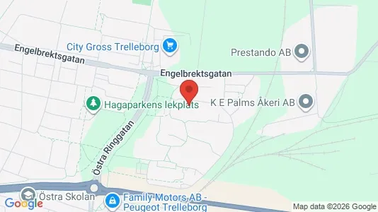 Apartments for rent i Trelleborg - kort over placeringen
