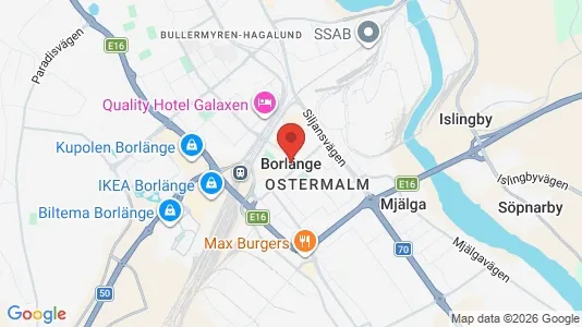 Apartments for rent in Borlänge - Photo from Google Street View