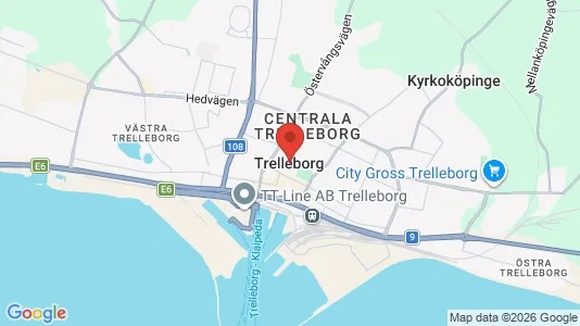 Houses for rent i Trelleborg - kort over placeringen